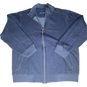 Tommy Bahama Men's Full Zip Navy Sweater Jacket
